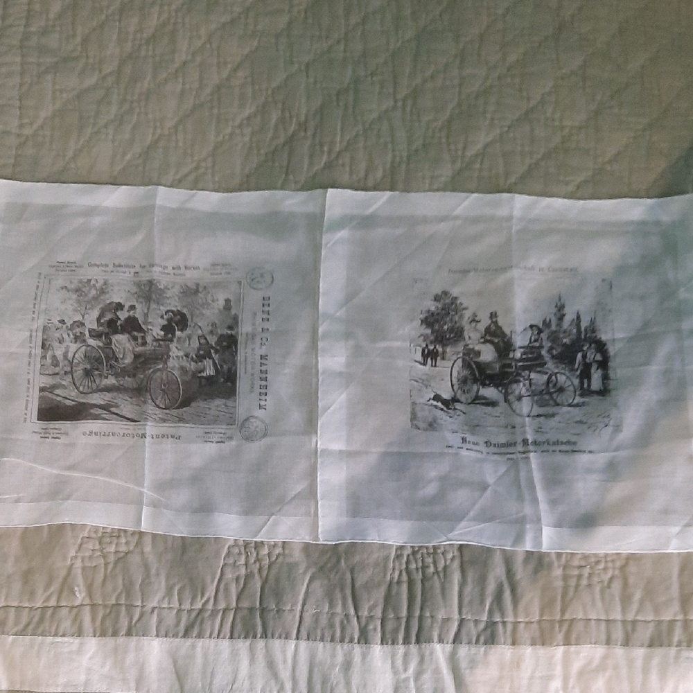 Vintage Print Fabric Panels